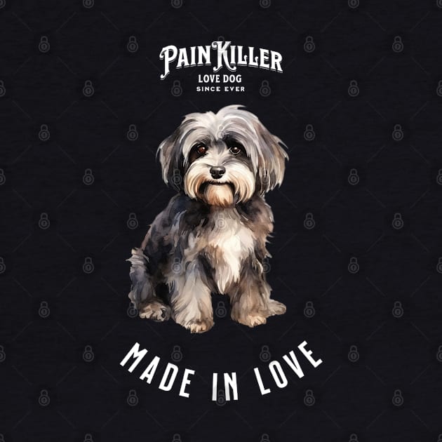 Havanese Painkiller made in love by DavidBriotArt